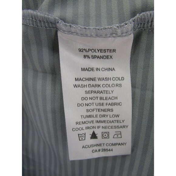 FootJoy Polo Shirt XL FJ Golf Pullover Rugby Striped Embroidered Logo - Picture 10 of 11